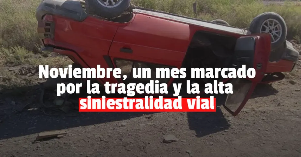 Noviembre se convirtió en el mes con más fallecidos por siniestros viales