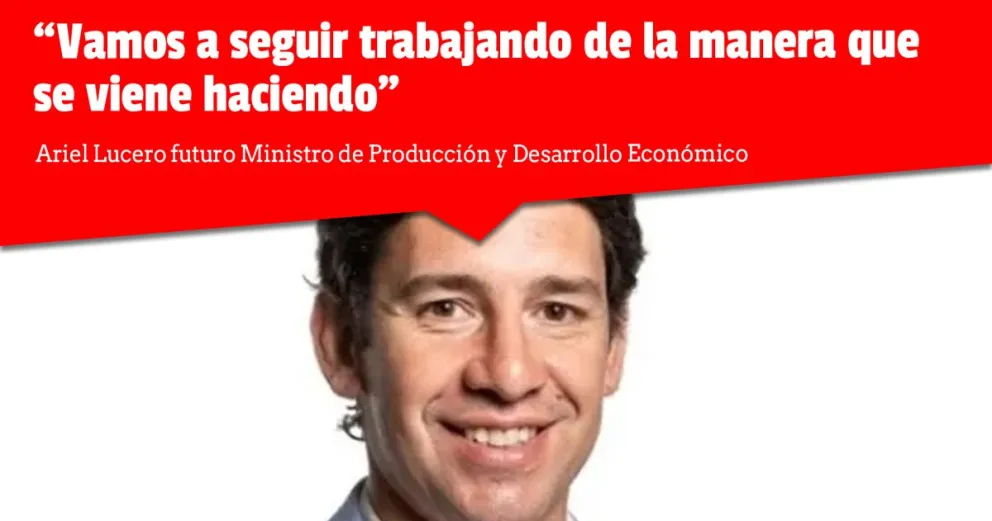 Ariel Lucero: "Vamos a seguir trabajando de la manera que se viene haciendo"