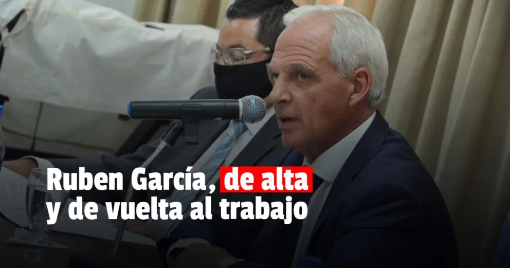 El intendente de Rawson recibió el alta y volvió a incorporarse a la municipalidad
