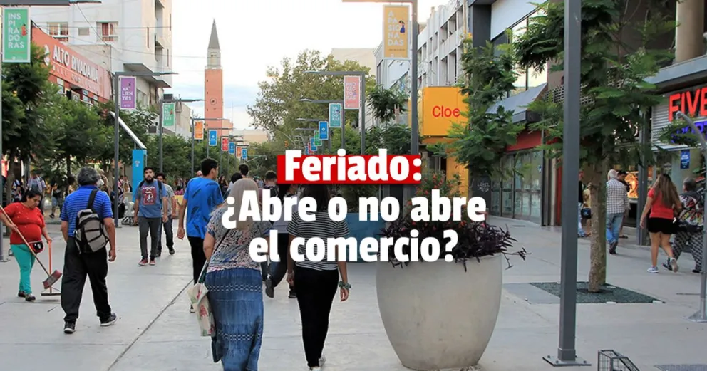 ¿Cómo funciona el comercio este miércoles feriado?