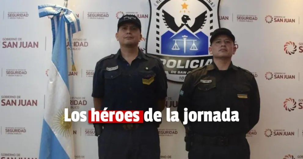 Dos policías salvaron a un bebé de 9 meses que no podía respirar