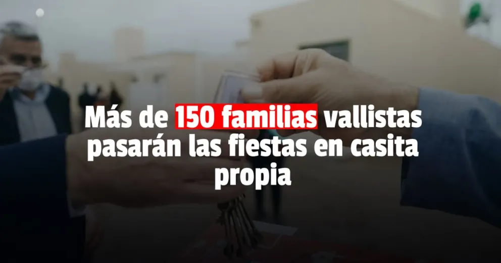 Más de 150 familias cumplieron el sueño de la casa propia en Valle Fértil 