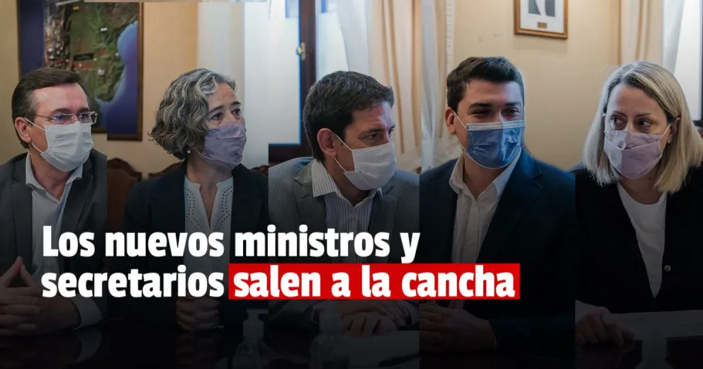 Uñac le tomó juramento a los nuevos ministros y secretarios 