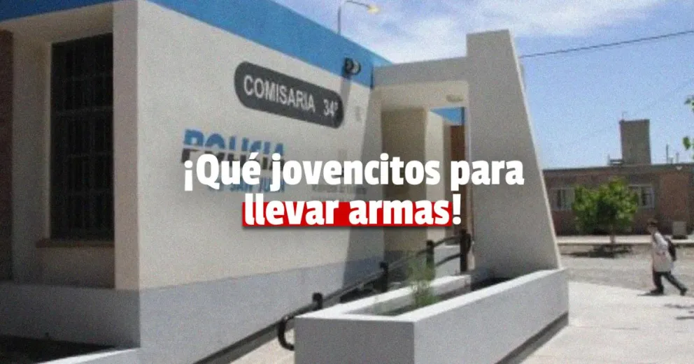 Dos adolescentes robaron una casa: llevaban armas de fuego