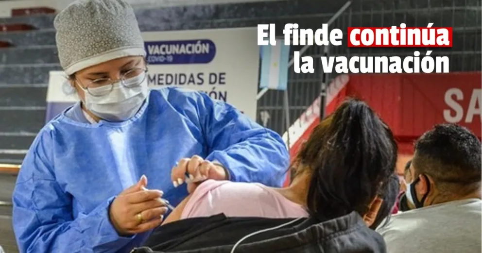 Así será la vacunación este fin de semana