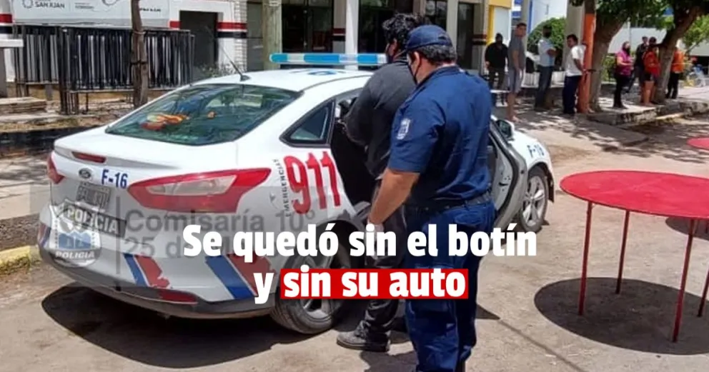 Robó en una finca: le secuestraron el auto y lo detuvieron