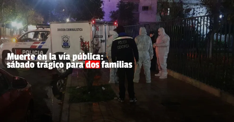Dos personas fallecieron en la vía pública en diferentes circunstancias 