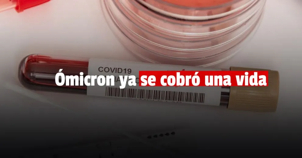 Confirmaron la primera muerte en el mundo por la Variante Ómicron