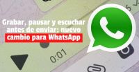 Nueva actualización para los audios de WhatsApp