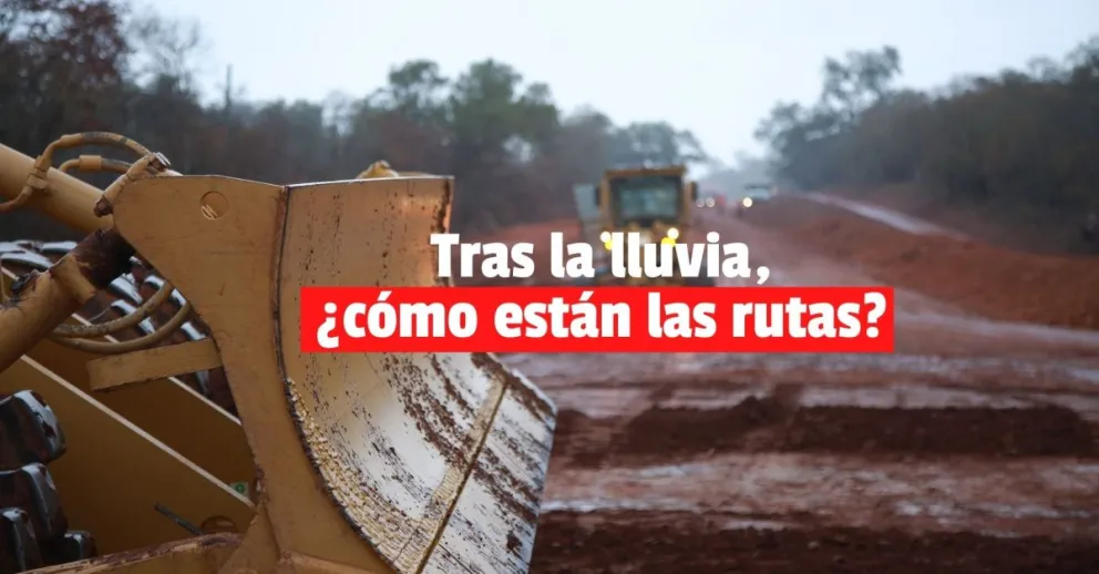 Alerta por el estado de las rutas