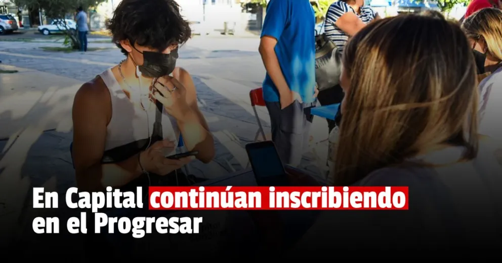 Capital: el operativo de inscripción en el programa Progresar llega a Desamparados y Concepción