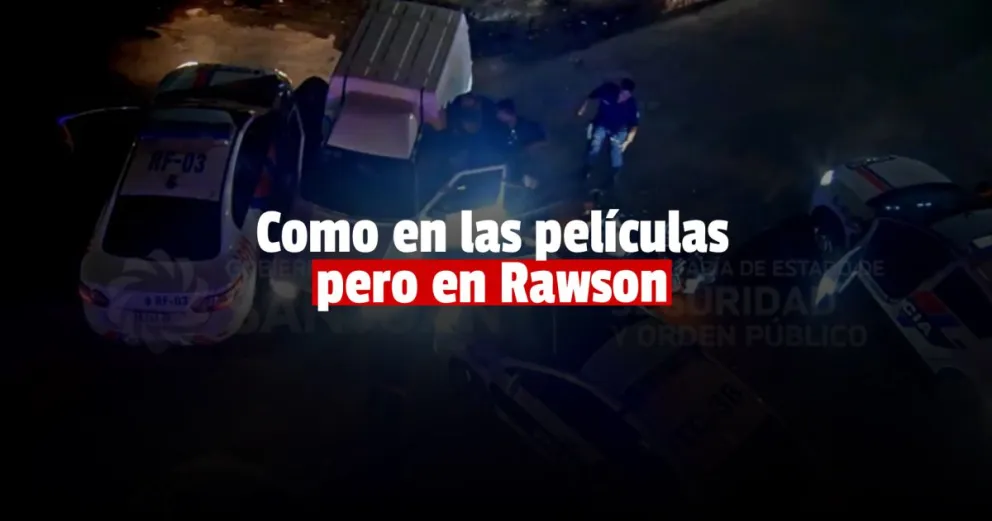 Video: así fue el operativo para detener al ladrón de una camioneta en Rawson