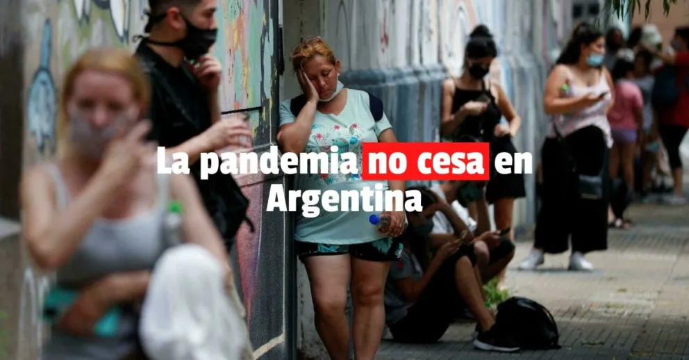 Argentina: cerca de 80.000 casos diarios