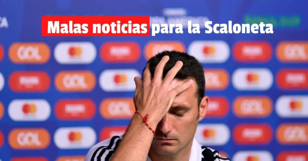 Otra baja para Scaloni