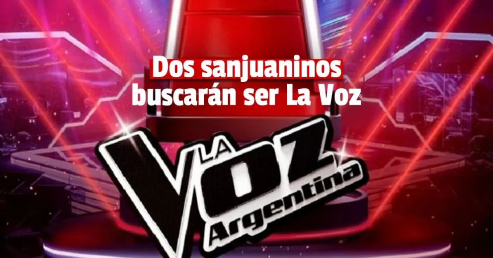 Dos reconocidos cantantes sanjuaninos buscan ser La Voz Argentina