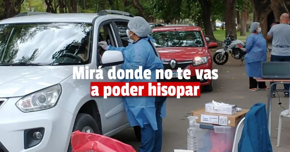 Por el clima se suspende la atención en dos centros de testeos