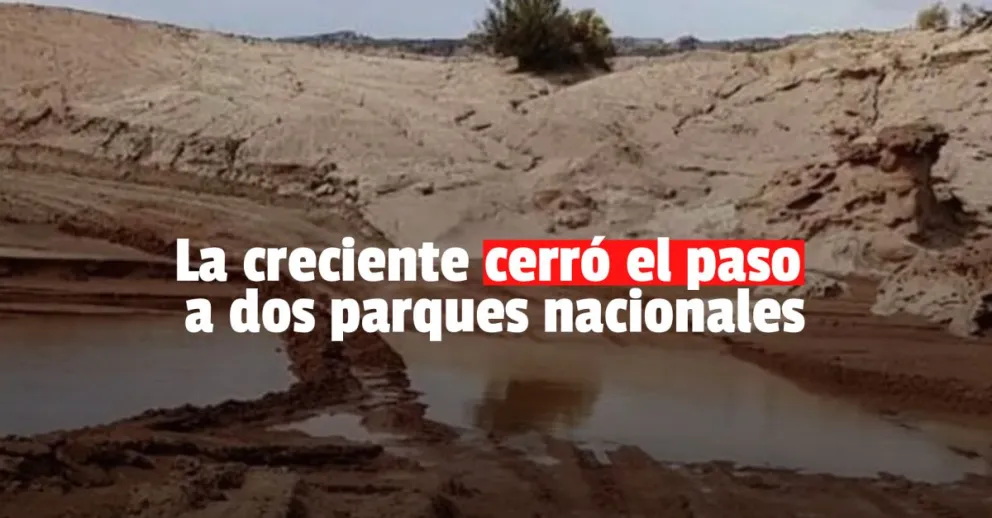 Los parques nacionales Ischigualasto y El Leoncito quedaron cerrados por el temporal