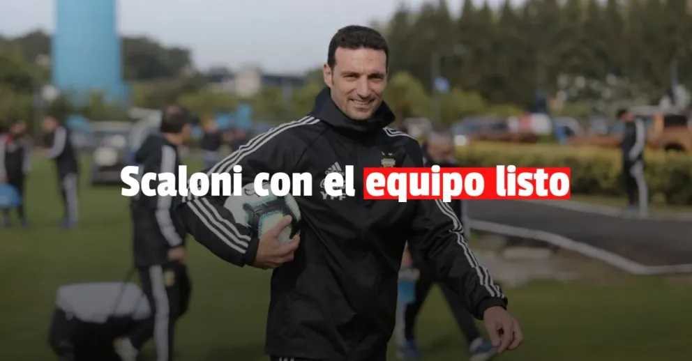 Scaloni define el once de la Selección para visitar a Chile