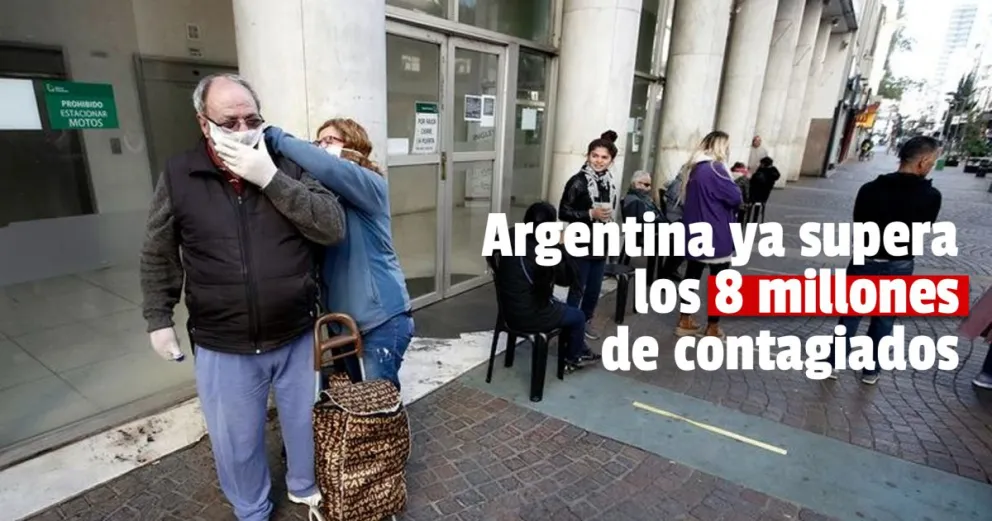 Argentina sumó más de 88 mil casos en un día