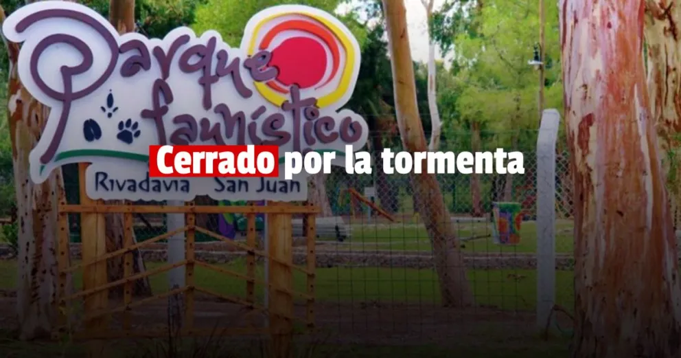 Por la tormenta, Ischigualasto, el Camping Municipal y el Parque Faunístico estarán cerrados 