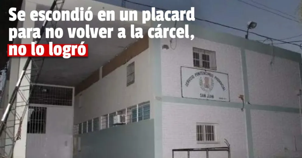 Intentó evadir a la Policía escondiéndose pero terminó detenido