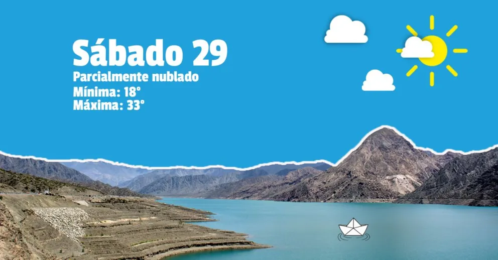 Sábado nubladito y agradable para pasear