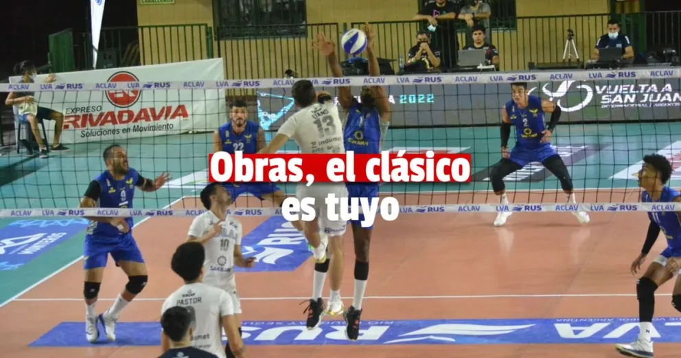 El clásico del vóley fue para Obras: UPCN cayó 3 a 2