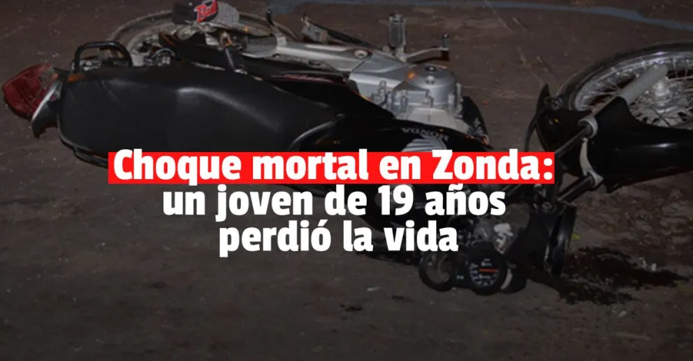 Un joven de 19 años perdió la vida tras chocar en su moto 