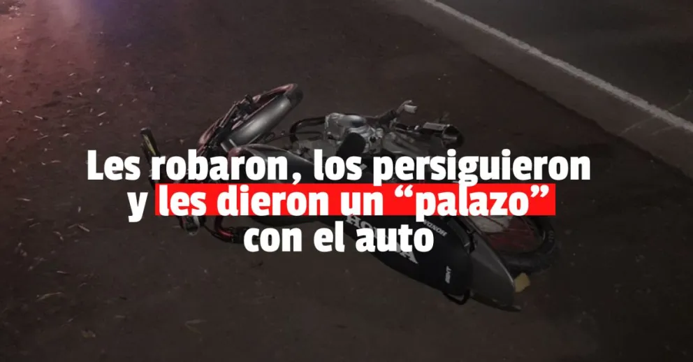 Dos mujeres persiguieron y atropellaron a los ladrones que les robaron  