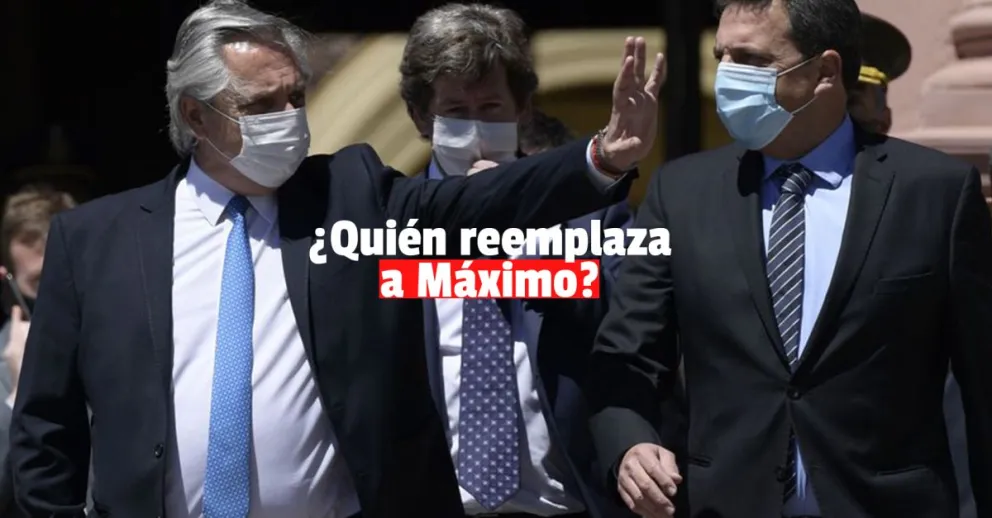 Alberto Fernández y Sergio Massa están reunidos en Olivos para definir al sucesor de Máximo Kirchner