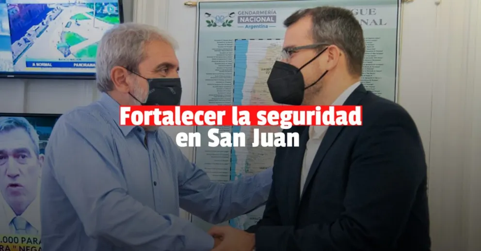 Carlos Munisaga, se reunió con el ministro de Seguridad de la Nación, Aníbal Fernández