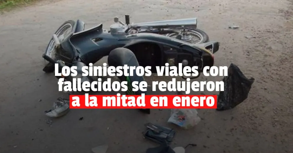 Los siniestros viales fatales bajaron un 50% respecto del 2021
