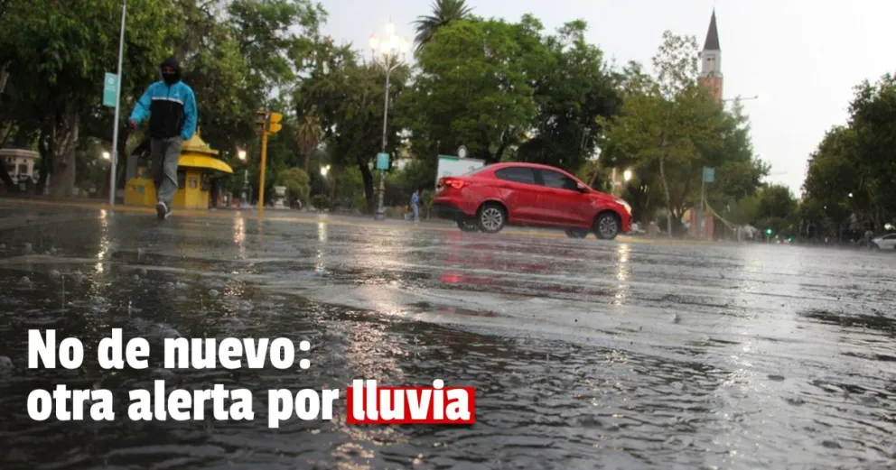 Una vez más, emiten un alerta por fuertes lluvias