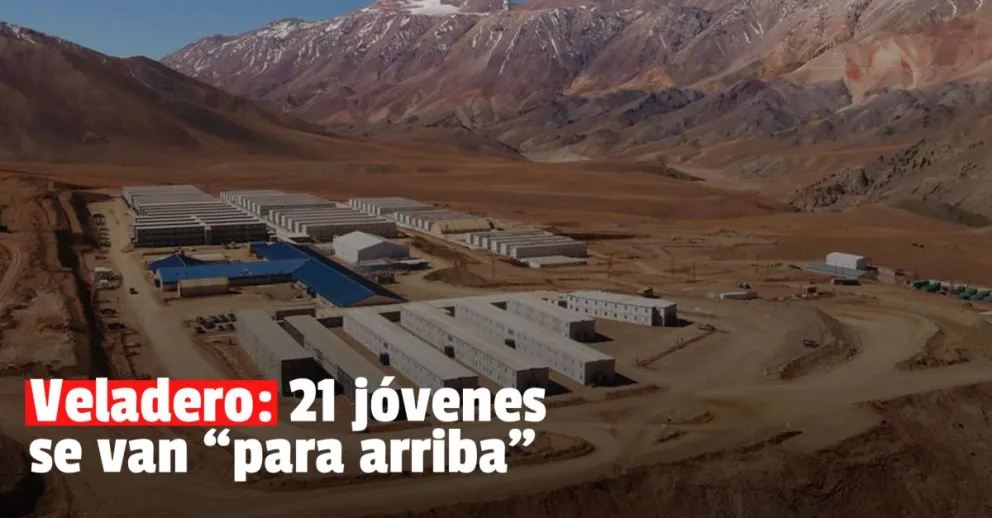 Veladero contrató a 21 jóvenes