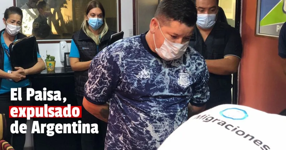 Migraciones expulsó a "El Paisa"