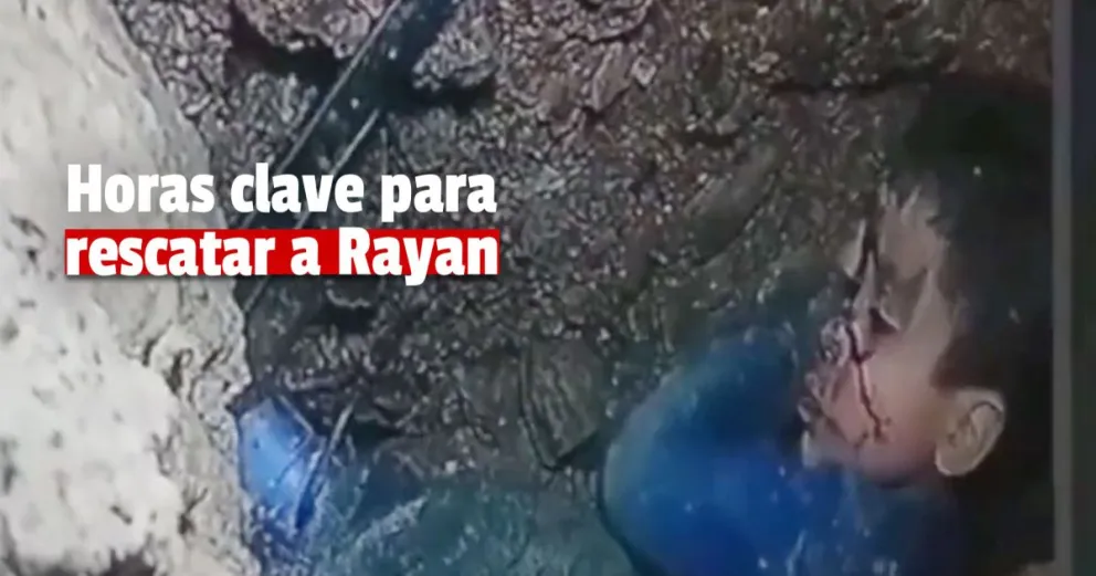 Desesperado rescate de un niño marroquí que cayó a un pozo