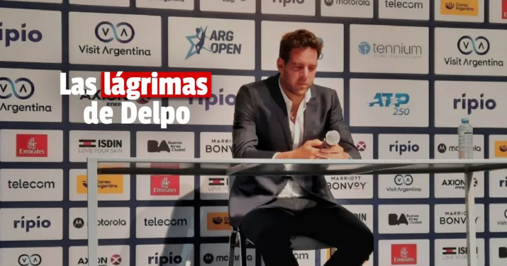 Con tristeza, Juan Martín Del Potro anunció que se retira del tenis