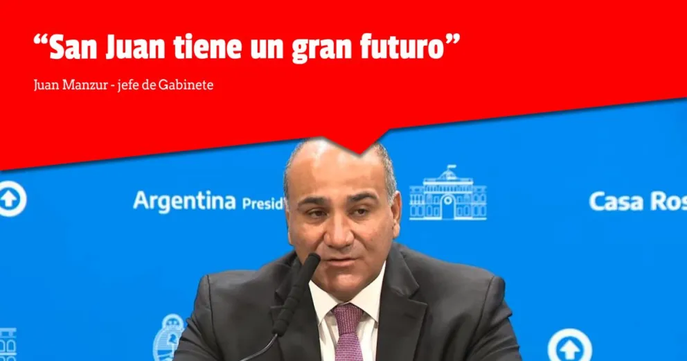 Manzur destacó el trabajo energético en San Juan