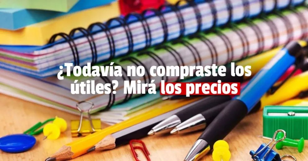 Arranca la escuela y ¿Cuánto me gasto en útiles?