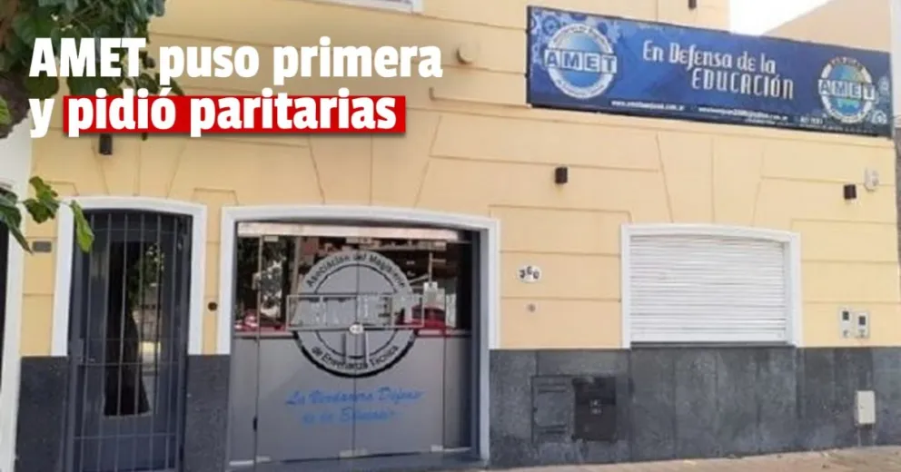 El gremio docente AMET pidió la apertura de paritarias en San Juan