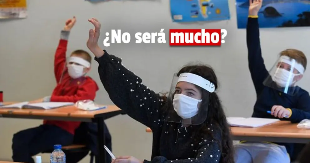 En Santa Cruz los chicos que no estén vacunados tendrán clases virtuales o en aulas híbridas