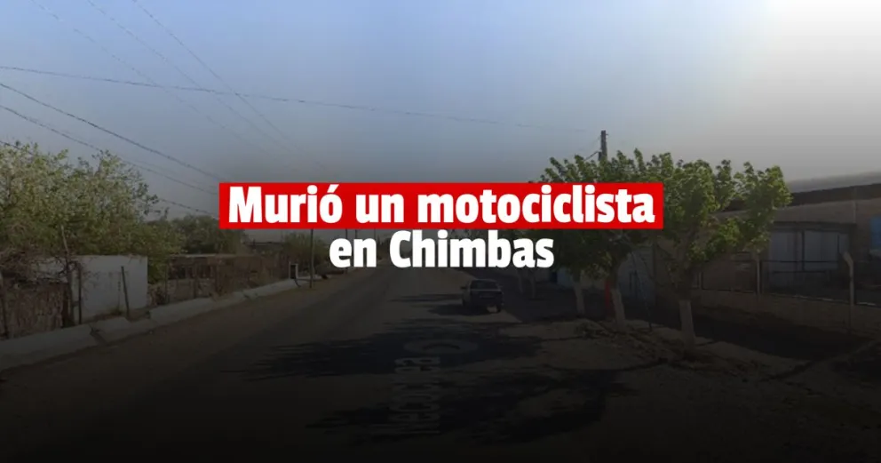 Chimbas: un motociclista murió tras ser impactado por un camión