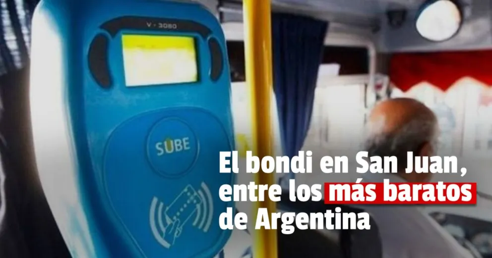 El colectivo en San Juan, de los más baratos de Argentina, antes del aumento