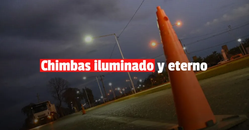 Chimbas: se puso en funcionamiento la iluminación de calle Centenario