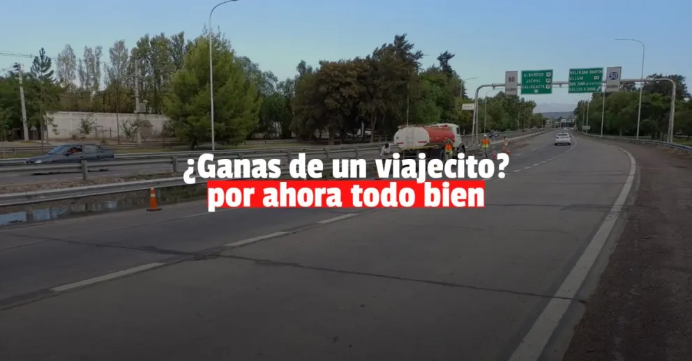 Tras la lluvia y el viento, todas las Rutas Nacionales se encuentran transitables