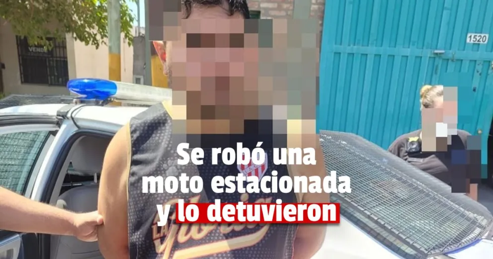 Dejó su moto estacionada, fue a trabajar y cuando salió se la habían sustraído 