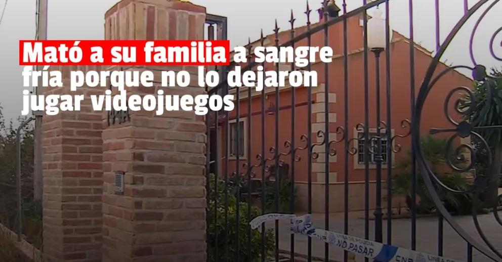  España: asesinó a toda su familia porque le prohibieron jugar videojuegos 