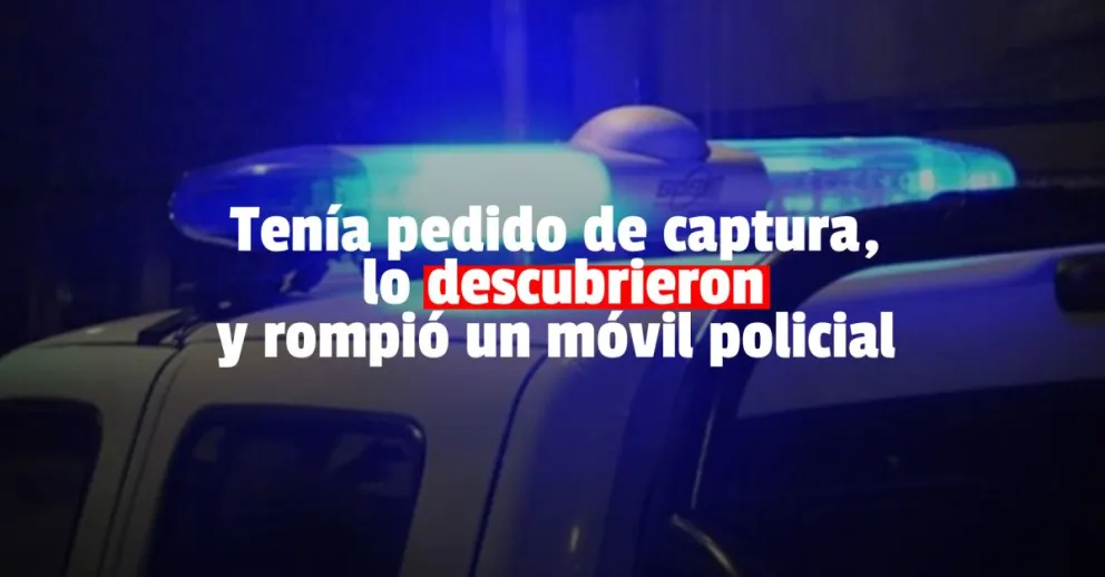Tenía pedido de captura y lo encontraron en un control policial de rutina 