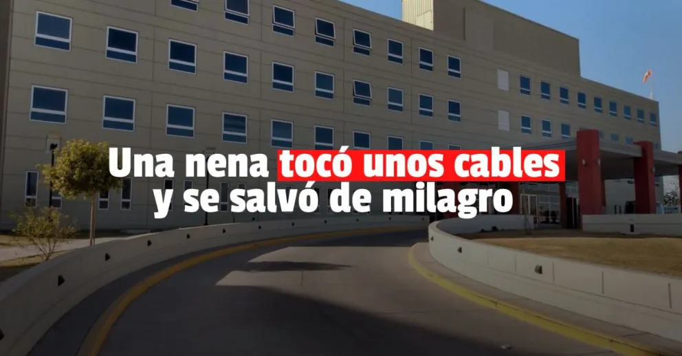 Una nena recibió una descarga eléctrica y tuvo que ser internada