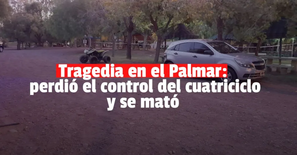 Tragedia en el Palmar del Lago: un hombre murió al chocar contra un auto